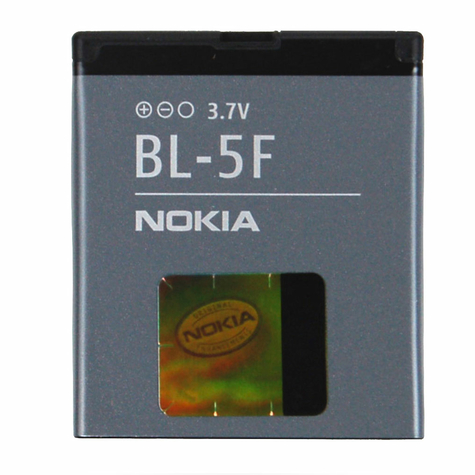 литиево-йонна батерия nokia bl-5f n95 950mah