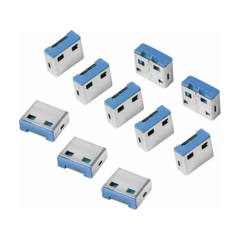 Заключване на USB порт на Logilink, 10 ключалки