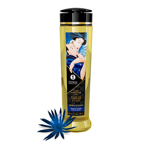 масажно масло shunga seduction (midnight flower) 240ml