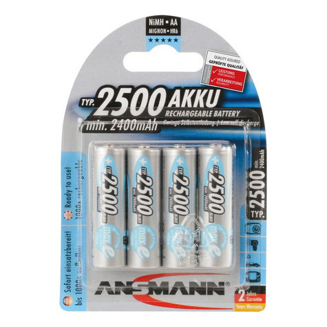 акумулаторна батерия ansmann mignon 2500mah