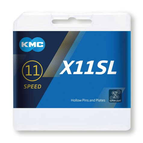 Верига за зъбни колела kmc x11sl silver