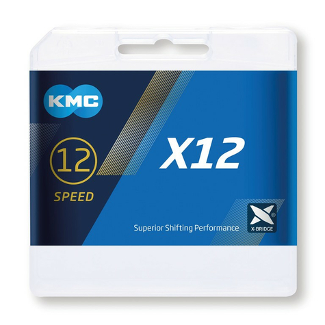 верига за зъбни колела kmc x12 silver