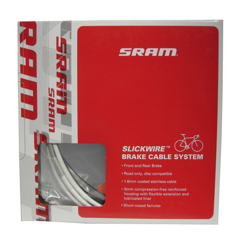 комплект спирачни въжета sram slick wire road