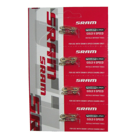 комплект скрепителни елементи за верига sram/4бр.