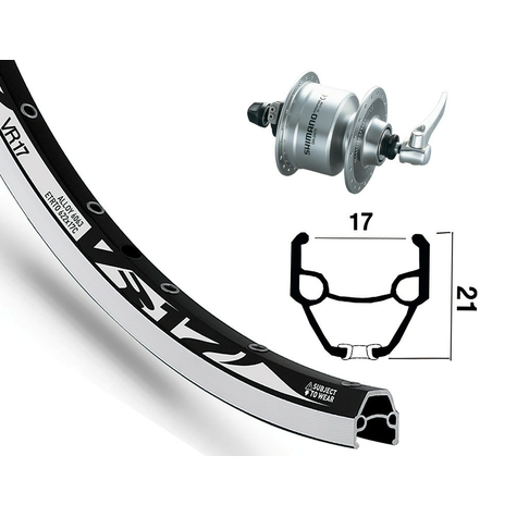 V-кола 28x1.75hub.dh3n72 silb.ssp 36l