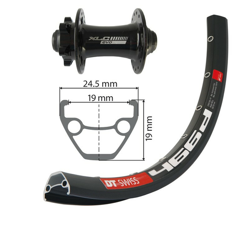 V-колело 27.5 xlc 6 дупки..sz ta 15 32l