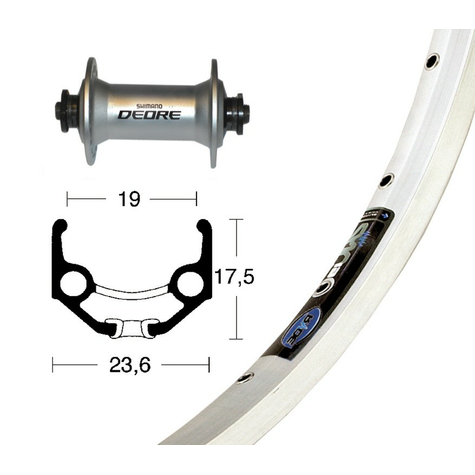 колело 28x1.75deore silb.ssp 36l