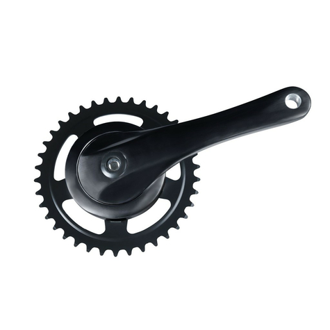 Crankset Alu Rock Black