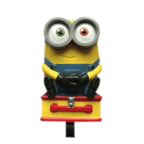 Bicycle Handlebar Horn Minion 3d