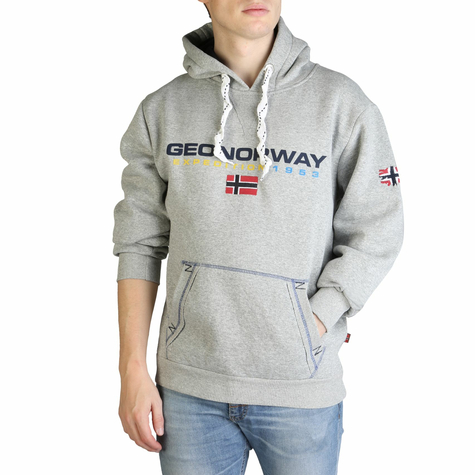 bekleidung & sweatshirts & herren & geographical norway & golivier_man_lggrey & grau