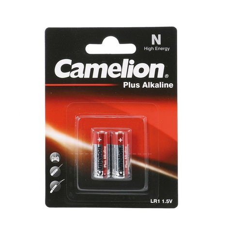 батерия camelion plus lady lr1 2 бр. на карта, алкална 1.5v 800mah, n