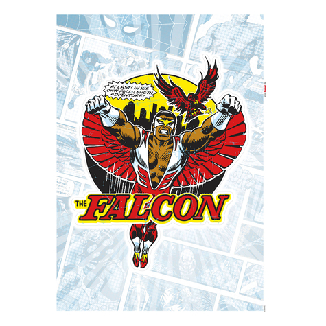 Татуировка за стена - Falcon Comic Classic - размер 50 x 70 cm