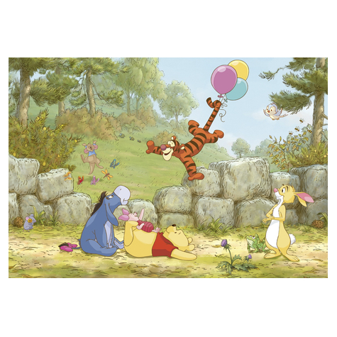 Paper Wallpaper - Winnie the Pooh Ballooning - Размер 368 x 254 cm