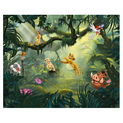 Non-Woven Wallpaper - Lion King Hakuna Matata - Size 350 X 280 Cm