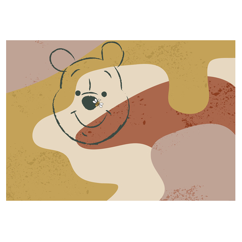 Нетъкани тапети - Мечо Пух Пчеличката - размер 400 x 280 cm