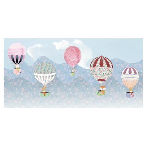 Нетъкани тапети - Happy Balloon - размер 500 x 250 cm