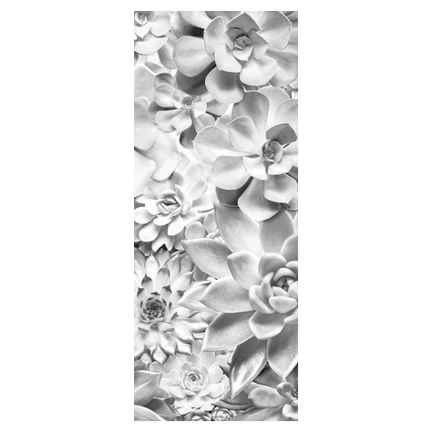 Нетъкани тапети - Shades Black and White Panel - размер 100 x 250 cm