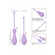 Dildo:Kegel Set Silicone Weighted Kegel Exercisers Purple