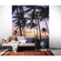 Non-Woven Wallpaper - Palmtrees On Beach - Size 200 X 250 Cm